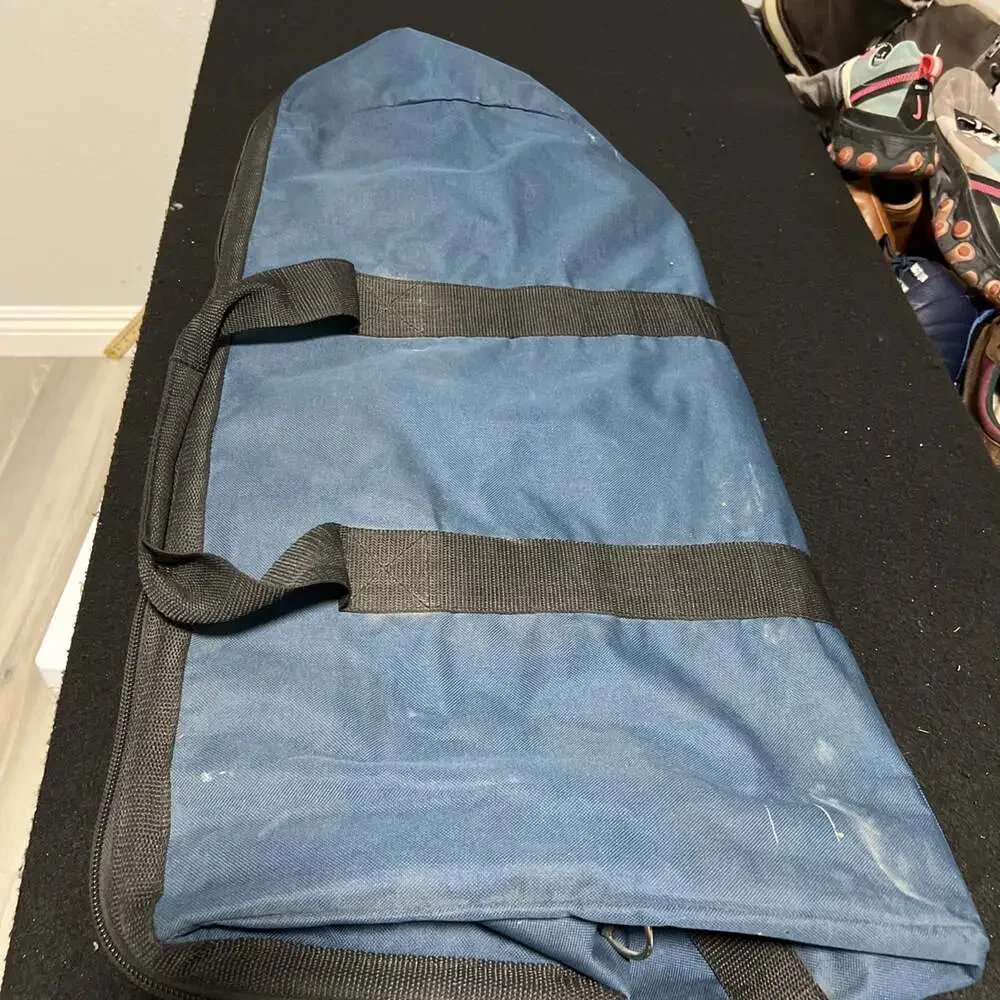 XL Ryobi Tool Bag 25”x12” Opens Wide Handle Zip Top Preowned Used Bottom Base